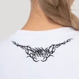 GymBeam Women‘s Tribal Ribbed T-shirt White - Rozmiar: XL | Kolor: Biały | Waga: 0,1961 g | Opakowanie: 100 · záber 5