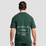 GymBeam Zone T-shirt Forest - Rozmiar: S | Kolor: Zielony | Waga: 0,275 g | Opakowanie: 65 · záber 2
