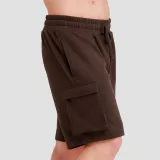 GymBeam Utility Shorts Brown - Rozmiar: L | Kolor: Brązowy | Waga: 0,46 g · záber 3