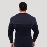 GymBeam OG1 Seamless Longsleeve Black/Grey - Rozmiar: XXL | Kolor: Czarny | Waga: 0,355 g | Opakowanie: 60 · záber 4
