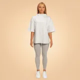 BeastPink Women‘s Bliss Oversized top Grey · záber 5
