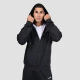 GymBeam Relay Zip Hoodie Black - Rozmiar: S | Kolor: Czarny | Waga: 0,60386 g | Opakowanie: 34 · záber 3