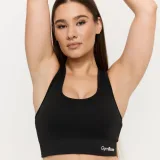 GymBeam FLO Sports Bra Graphite - Rozmiar: S | Kolor: Czarny | Waga: 0,13 g | Opakowanie: 80 · záber 1