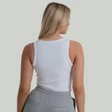 STRIX Women‘s Ribbed Tanktop White - Rozmiar: XS | Kolor: Biały | Waga: 0,0941 g | Opakowanie: 130 · záber 3