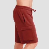 GymBeam Utility Shorts Red - Rozmiar: S | Kolor: Czerwony | Waga: 0,41 g · záber 3
