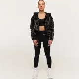 GymBeam Women‘s Prime Jacket Black - Rozmiar: XS | Kolor: Czarny | Waga: 0,535 g | Opakowanie: 14 · záber 5
