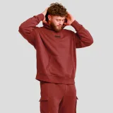 GymBeam Unstoppable Hoodie Red - Kolor: Czerwony | Waga: 0,9 g · záber 4