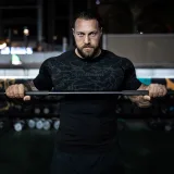 GymBeam Static Seamless T-shirt Black - Rozmiar: M | Kolor: Czarny | Waga: 0,19299 g | Opakowanie: 73 · záber 2