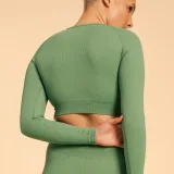 BeastPink Women‘s Hyper CropTop Olivine - Rozmiar: XXL | Kolor: Zielony | Waga: 0,266 g · záber 2