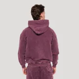 GymBeam Abyss Hoodie Raisin - Rozmiar: XXL | Kolor: Fioletowy | Waga: 0,945 g | Opakowanie: 21 · záber 4