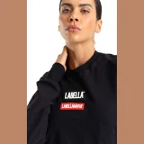 LABELLAMAFIA Damska bluza Go On Black - Rozmiar: M, L | Pohlavie: Damskie | Vek: Dorośli | Waga: 0,32 g | Opakowanie: 20 · záber 3