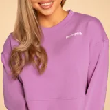 BeastPink Women‘s Grace Sweatshirt Purple - Rozmiar: M | Kolor: Fioletowy | Waga: 0,381 g | Opakowanie: 50 · záber 2