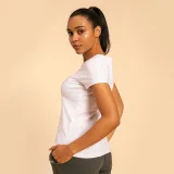 BeastPink Women‘s Serenity T-shirt White - Rozmiar: XXL | Kolor: Biały | Waga: 0,2 g · záber 3
