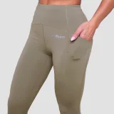 GymBeam Women‘s Pulse Running Leggings Vetiver - Rozmiar: XS | Kolor: Zielony | Waga: 0,2 g | Opakowanie: 70 · záber 2