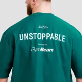 GymBeam Oversized Unstoppable T-shirt Green · záber 2