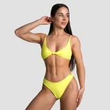GymBeam Women‘s Bikini Top CURACAO Lime - Rozmiar: XS | Kolor: Żółty | Waga: 0,05 g · záber 4