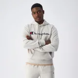 Champion Big Logo Fleece Hoodie Grey · záber 1
