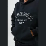 NEBBIA Women‘s Oversize Hoodie Gym Rat Black · záber 3