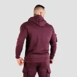 GymBeam Men‘s TRN Hoodie Eggplant - Rozmiar: S | Kolor: Fioletowy | Waga: 0,59 g | Opakowanie: 32 · záber 2