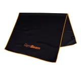GymBeam Quick drying sports towel Black/Orange · záber 1