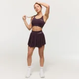 GymBeam BEAT Sports Bra Berrywood - Rozmiar: XS | Kolor: Fioletowy | Waga: 0,09 g | Opakowanie: 25 · záber 5