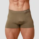 GymBeam Men’s Seamless Boxers 2Pack Army - Rozmiar: S | Kolor: Zielony | Waga: 0,13 g · záber 1