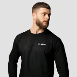 GymBeam Men‘s Basic Long Sleeve T-Shirt Black - Rozmiar: L | Kolor: Czarny | Waga: 0,219 g · záber 2