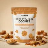 GymBeam Mini Protein Cookies - Smak: Masło orzechowe karmel solony | Waga: 0,1 g | Opakowanie: 100 g · záber 4