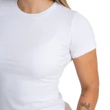 STRIX Women‘s Ribbed Tee White - Rozmiar: XS | Kolor: Biały | Waga: 0,16 g | Opakowanie: 88 · záber 5