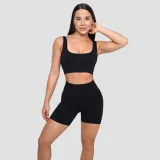 GymBeam Lift Seamless Sports Bra Black - Rozmiar: S | Kolor: Czarny | Waga: 0,1 g | Opakowanie: 65 · záber 3