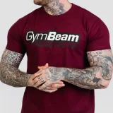 GymBeam Beam T-shirt Burgundy - Kolor: Czerwony | Waga: 0,22 g | Opakowanie: 100 · záber 2