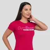 GymBeam Women‘s Pure Ambition T-shirt Sorbet - Rozmiar: XS | Kolor: Różowy | Waga: 0,1 g · záber 2
