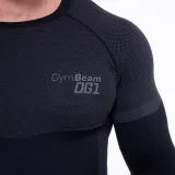 GymBeam OG1 Seamless Longsleeve Black/Grey - Rozmiar: XXL | Kolor: Czarny | Waga: 0,355 g | Opakowanie: 60 · záber 2