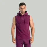 STRIX Koszulka bez rękawów z kapturem Essential Plum · záber 1