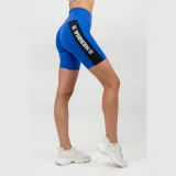Women‘s High Waisted Iconic Biker Shorts Blue - NEBBIA · záber 4