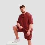 GymBeam Oversized Unstoppable T-shirt Red - Rozmiar: M | Kolor: Czerwony | Waga: 0,37 g · záber 5