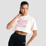 GymBeam Women‘s GymBabe Shirt Cream - Rozmiar: XS | Kolor: Béžová | Waga: 0,1355 g | Opakowanie: 125 · záber 4