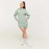 GymBeam Women‘s Limitless Longline Hoodie Eucalypt - Rozmiar: M | Kolor: Zielony | Waga: 0,76 g | Opakowanie: 28 · záber 5