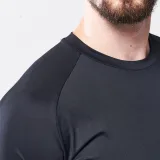 Squat Wolf Men‘s T-shirt Vented Run Tee Black · záber 5