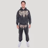 GymBeam Abyss Sweatpants Charcoal - Rozmiar: XXL | Kolor: Czarny | Waga: 0,775 g | Opakowanie: 24 · záber 5