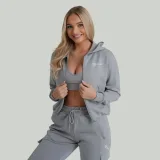 STRIX Women‘s ZOA Zip-Up Sweatshirt Smoke - Rozmiar: XS | Kolor: Szary | Waga: 0,5079 g | Opakowanie: 40 · záber 4