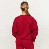 GymBeam Women‘s Varsity Sweatshirt Red - Rozmiar: XXL | Kolor: Czerwony | Waga: 0,5962 g | Opakowanie: 25 · záber 4
