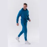 NEBBIA Męska bluza z kapturem Pouch Pocket Blue · záber 4
