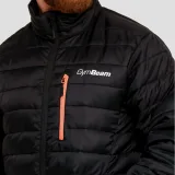 GymBeam Men‘s Puffer Jacket Black/Orange - Rozmiar: XL | Kolor: Czarny | Waga: 0,57 g | Opakowanie: 20 · záber 2