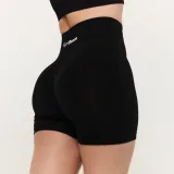 GymBeam Women‘s Sculpt Seamless Shorts Black - Rozmiar: M | Kolor: Czarny | Waga: 0,123 g | Opakowanie: 80 · záber 4