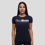 GymBeam Women‘s Grow T-shirt Navy - Rozmiar: S | Kolor: Niebieski | Waga: 0,198 g · záber 1