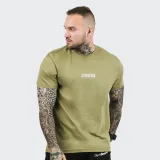 GymBeam Koszulka FIT Olive - Rozmiar: S | Kolor: Zielony | Waga: 0,13 g | Opakowanie: 10 · záber 1