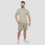GymBeam Men‘s Agile T-shirt Sage - Rozmiar: XL | Kolor: Zielony | Waga: 0,16 g | Opakowanie: 40 · záber 5