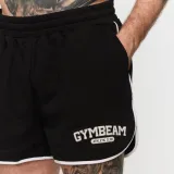 GymBeam Varsity Sweatshorts Black - Rozmiar: XXL | Kolor: Czarny | Waga: 0,3774 g | Opakowanie: 28 · záber 4