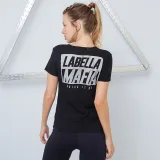 LABELLAMAFIA Koszulka damska Essentials Black · záber 2